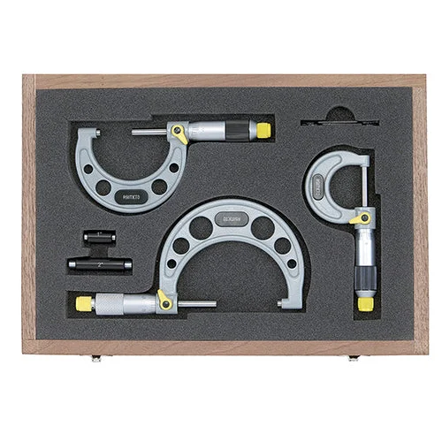 0-3" x 0.0001 Graduation Asimeto Enamel Micrometer Set