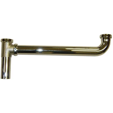 1-1/2" x 16" 20 Ga Brass End Outlet Waste S/J- Chrome Plated