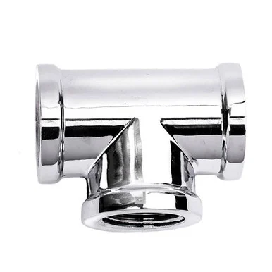1/2" Chrome-Plated Tee (Lead-Free)