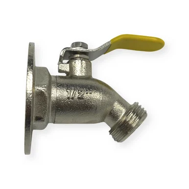 1/2" FIP Chrome-Plated Quarter Turn Sillcock