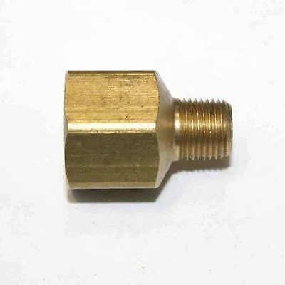 1/4" NPT x to 1/8" NPT Pipe Thread Bushing Adaptor