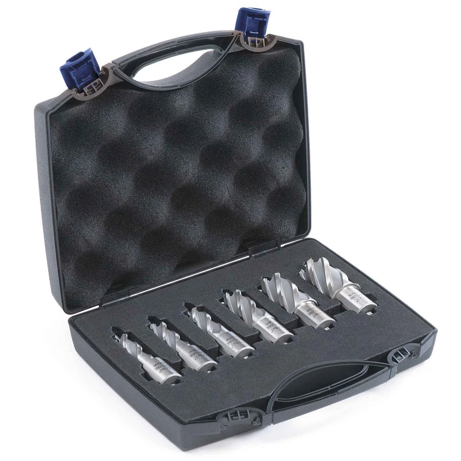 1" Depth of Cut Cyclone Annular Cutter Set (6 Piece)