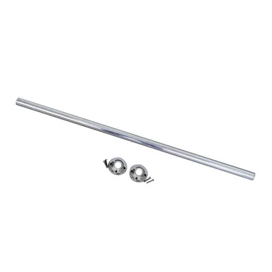 1" X 6 FT Aluminum Shower Rod With Flanges