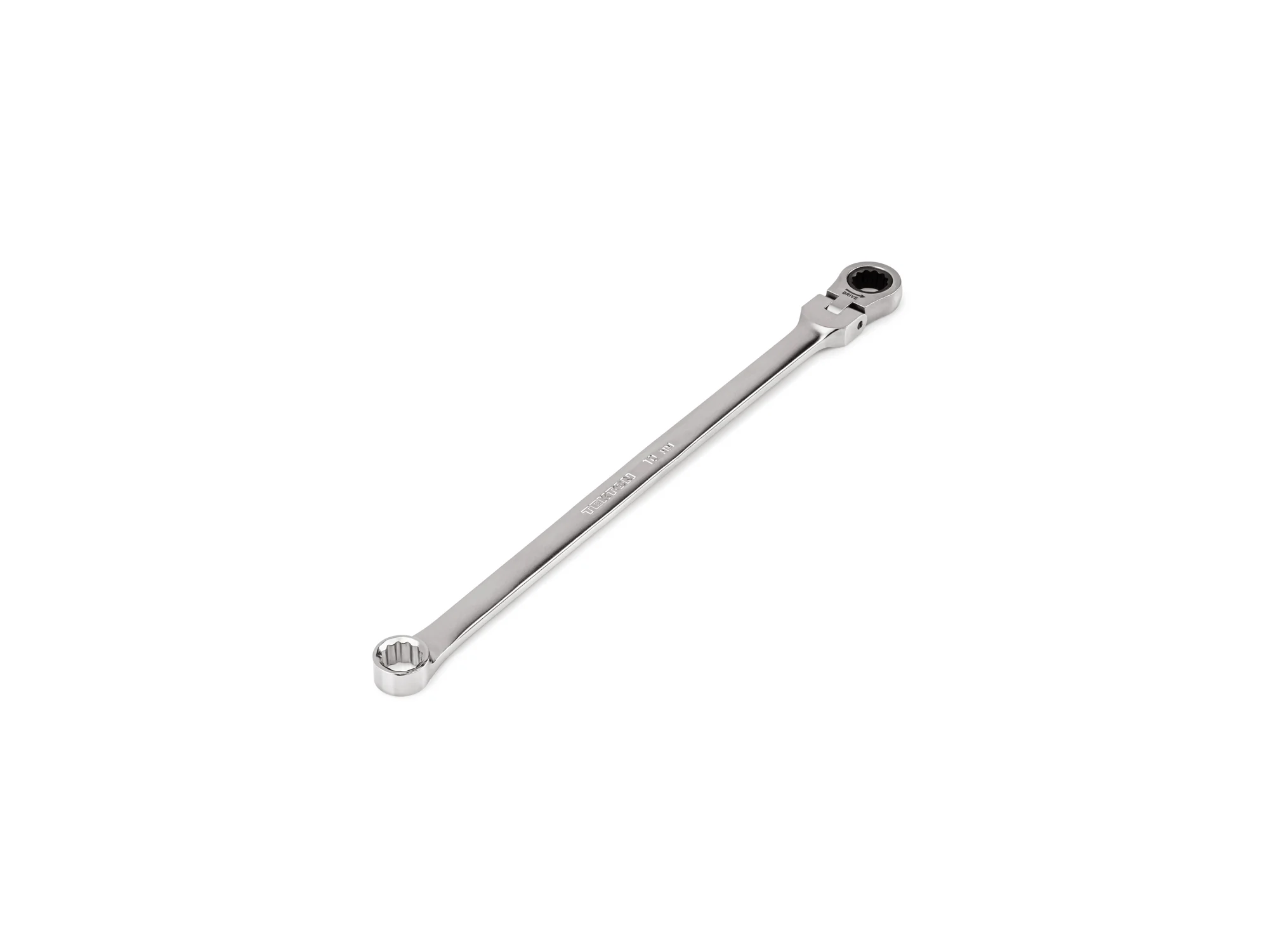 10 mm Long Fixed/Flex Head 12-Point Ratcheting Box End Wrench