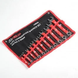 11 Piece Pro Combination Metric Size Wrench Tool Set Combo Soft Grip Tool Kit