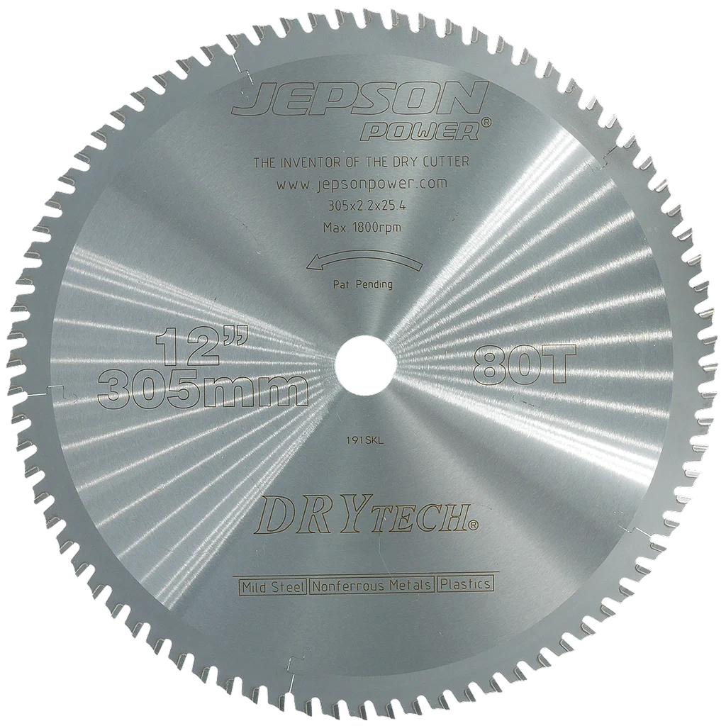 12'' Drytech carbide tipped saw blade ø 305 mm / 80T for steel (thin walled)