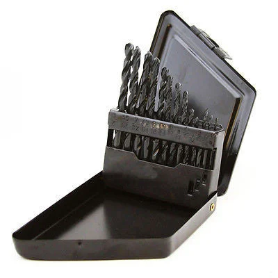 13 Piece Piece Left Hand Handed Backwards Twist Drill Bit Extractor Bolt Metal