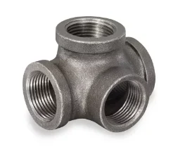 150# Black Malleable Side Outlet Tee
