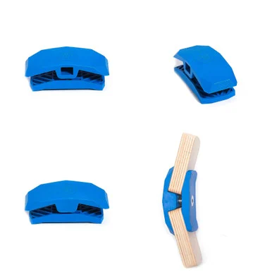150-Degree Playwood Connector for Tool- Free Furniture Assembly - Blue