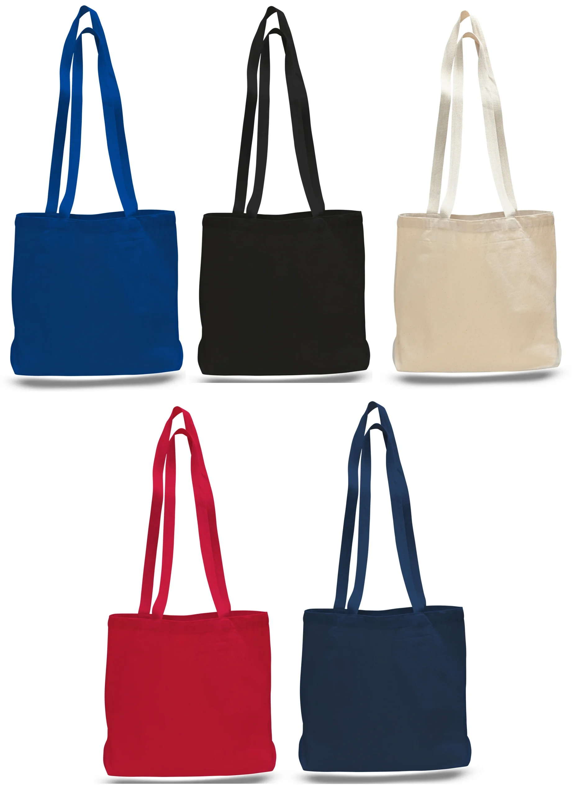 18" Large Canvas Messenger Bags w/ Bottom Gusset