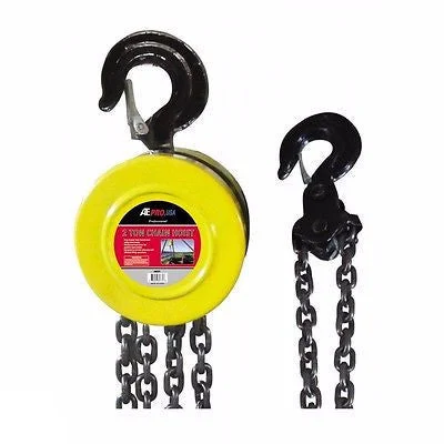 2 Ton Hand Overhead Engine Equipment Chain Hoist Lift Fall Manual
