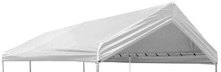 20 x 40 Valance Canopy Tarp - White