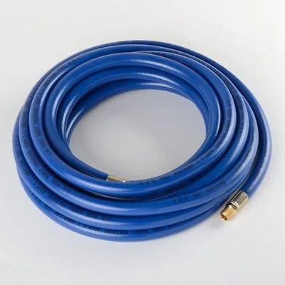 25 Foot 3/8" ID 1/4" Thread Blue Air Compressor Hose