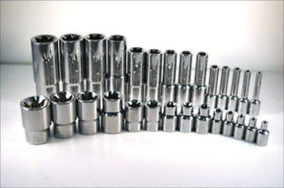 28 Piece Female External Star Socket Tool Set