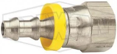 2870407SS - Female 45°SAE/37°JIC Swivel x Push-on Hose Barb