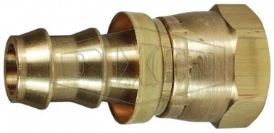 2871014CBC - Female 45°SAE/37°JIC Swivel x Push-on Hose Barb