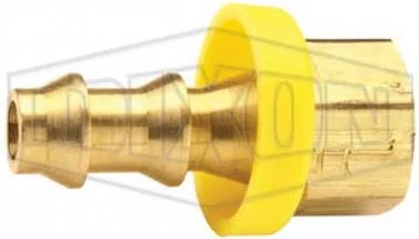 2920408C - Female SAE Inverted Flare Rigid x Push-on Hose Barb