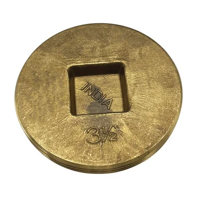 3 1/2" Countersunk Head Brass Plug