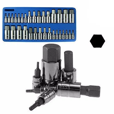3/8" 1/2" Drive Allen Wrench Set SAE and Metric Set