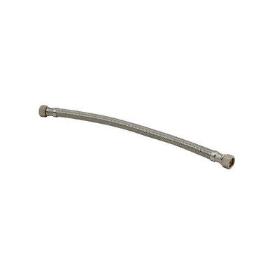 3/8" OD x 3/8" OD x 20" Length S.S. Connector - Lead Free