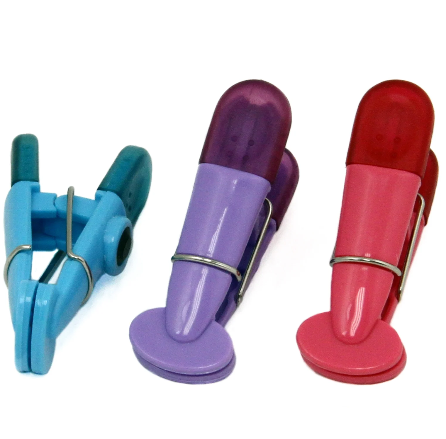 3 Piece Translucent Magnetic Memo Clip Sets