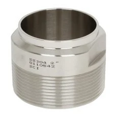 304 Sanitary Weld x Male NPT Adapter