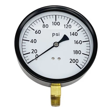 4 1/2" 200 PSI Pressure Gauge