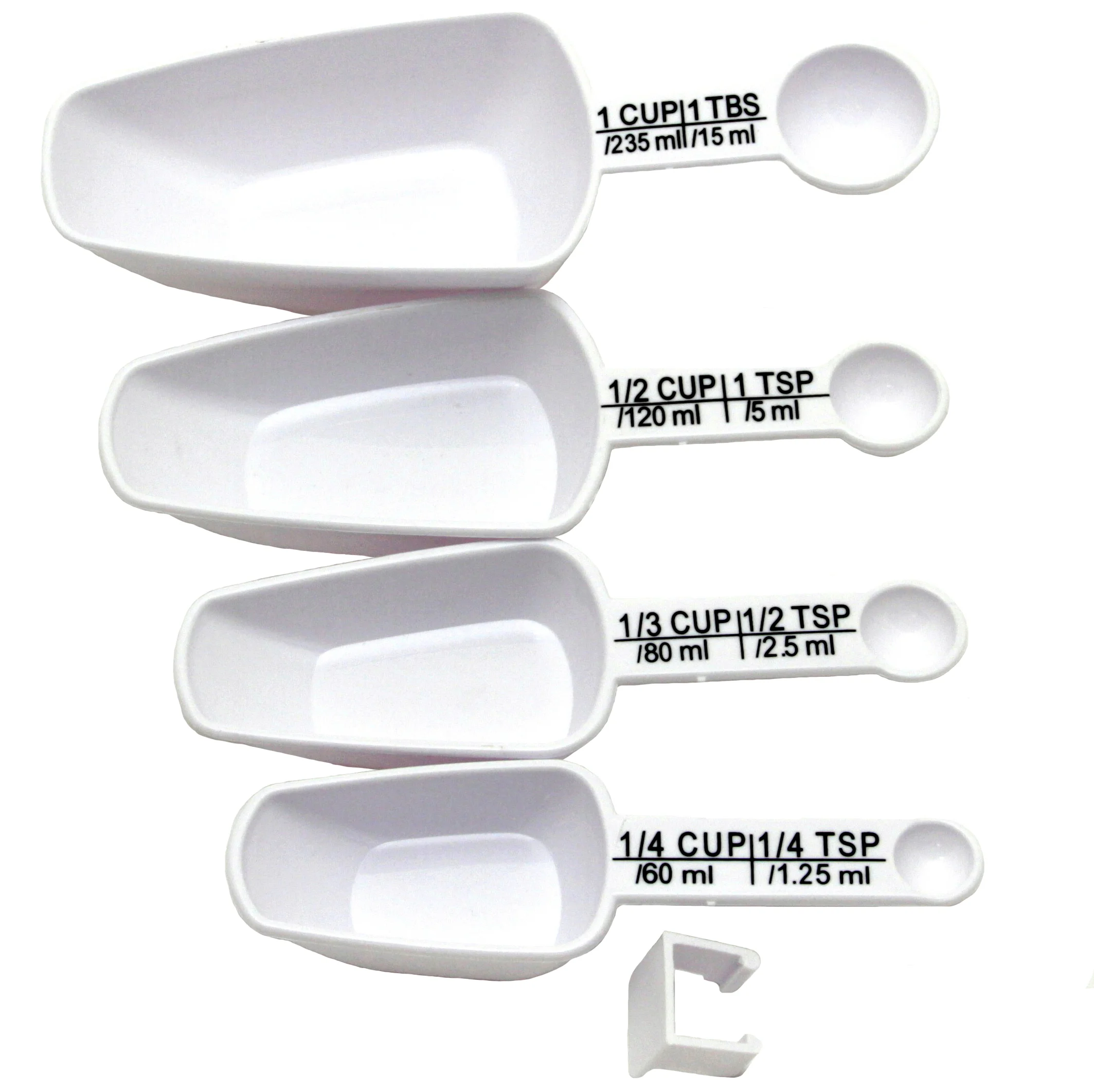 4 Piece Measuring Scoop & Spoon Combination Sets