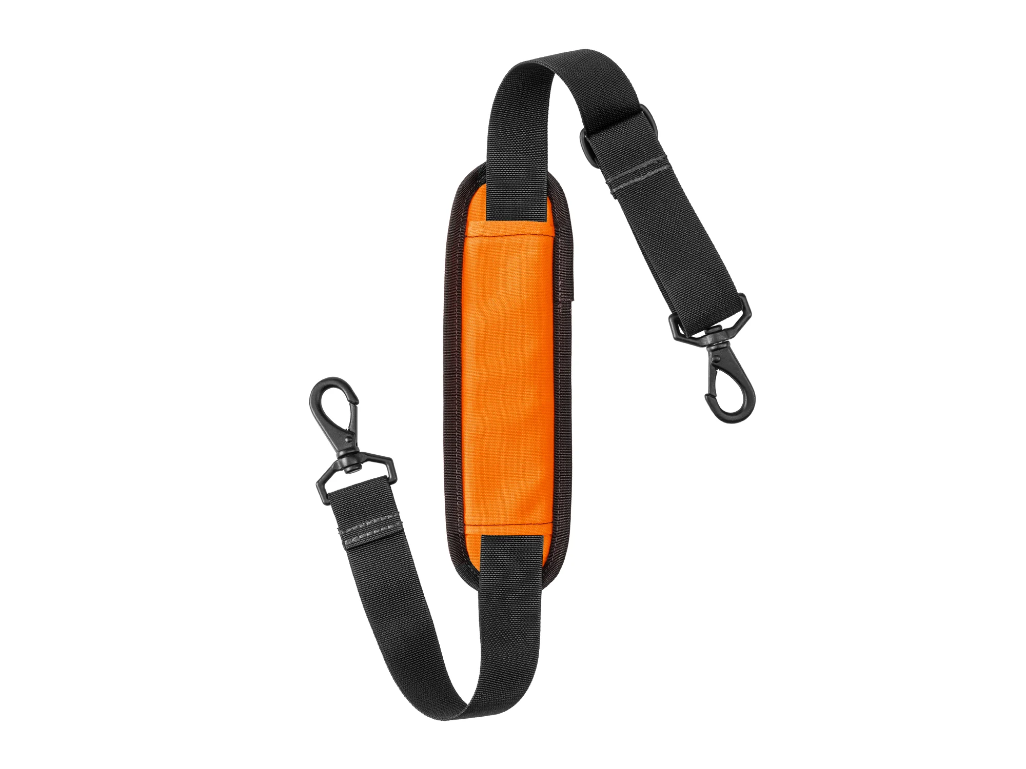 40 Inch x 1.5 Inch Adjustable Shoulder Strap With Pad (High-Vis Orange)