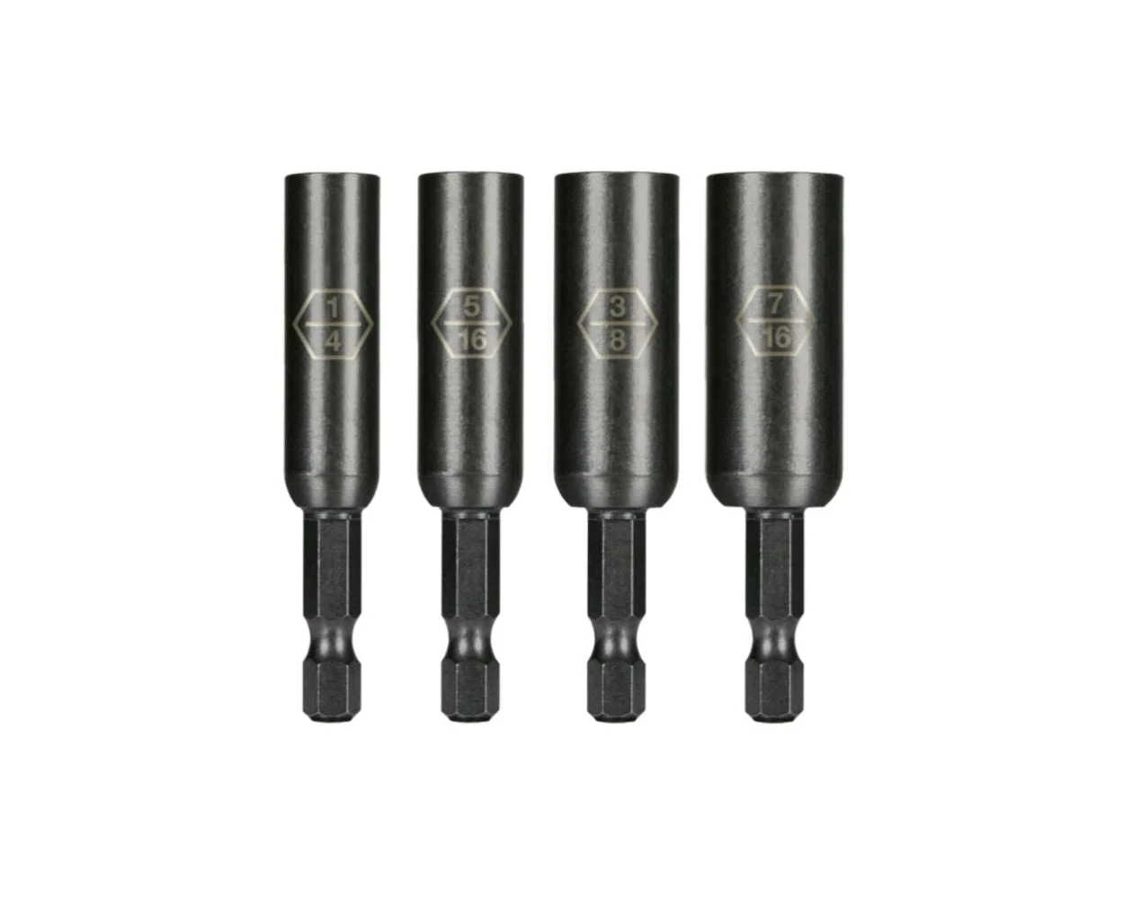 4-Piece Extended Magnetic Nut Driver