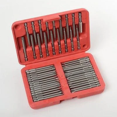 50 Piece Extra Long Security Tork Bit Torx Driver Tool Set Tamper Proof Spanner