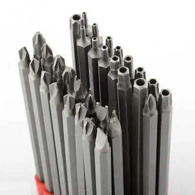 6" Long Hex Security Bit Tool Set Torx Tamper Proof Screwdriver Pz Driver Pozi