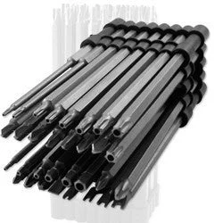 6" Long Hex Security Bit Tool Set