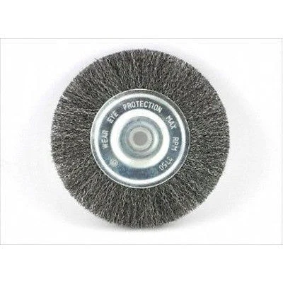 6" Steel Wire Brush Wheel for Bench Grinder