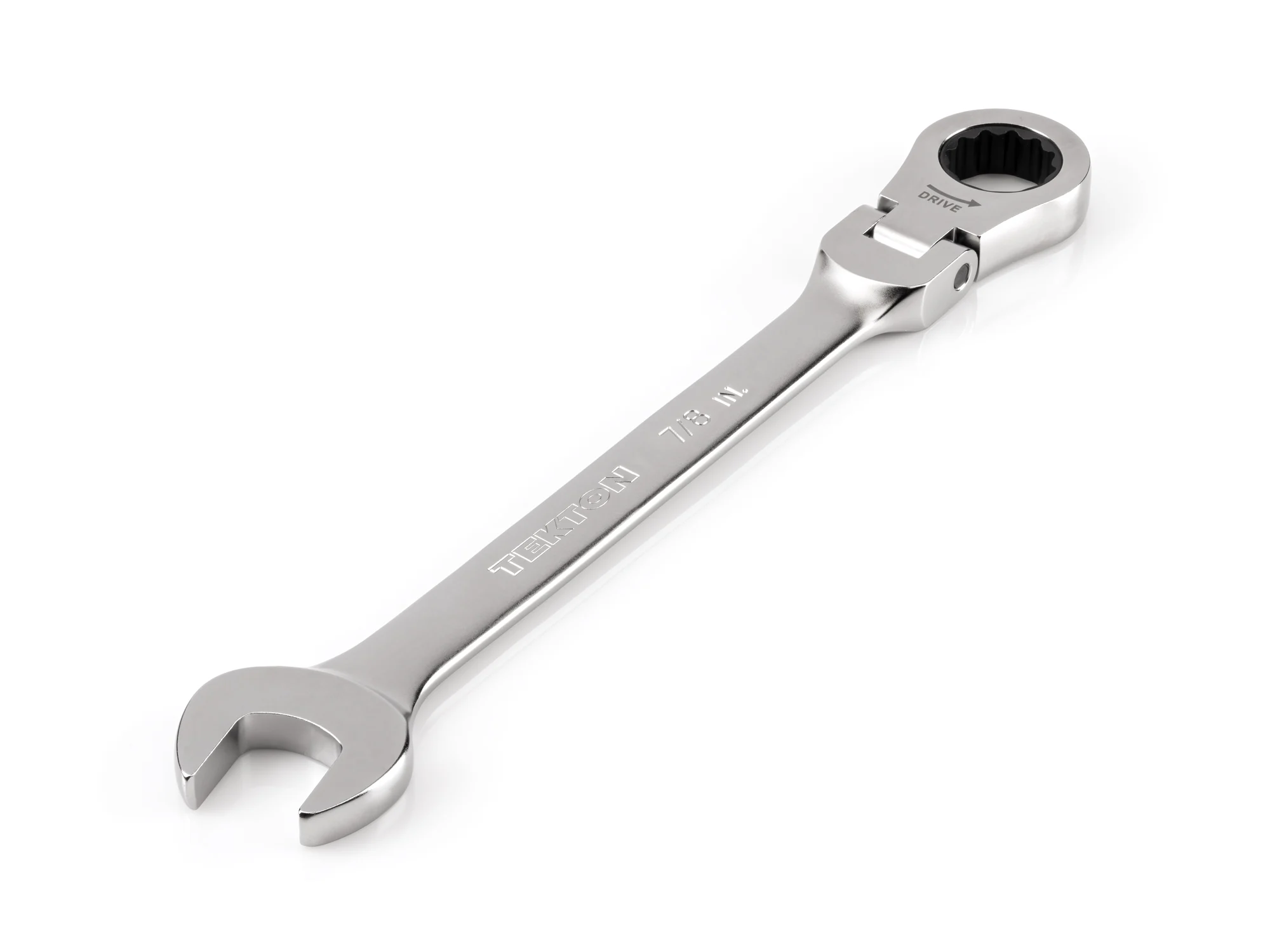 7/8 Inch Flex Head 12-Point Ratcheting Combination Wrench