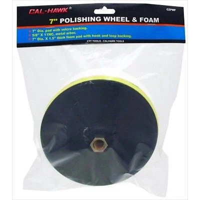 7" Buffing Wheel and Foam Back Backing Pad for Electric Car Auto Polisher