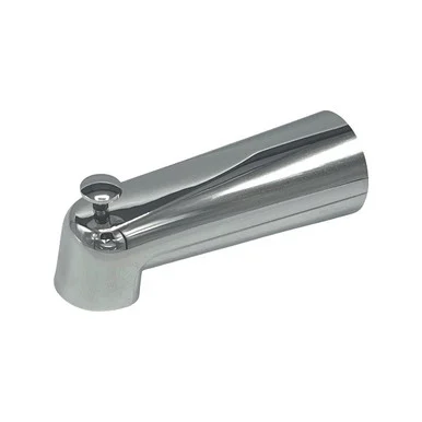 7" Chrome-Plated Zinc Diverter Spout - Front Mount