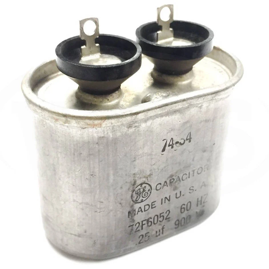 72F6052 GE Application Motor Run Capacitor, 60hz 0.25uF 900V