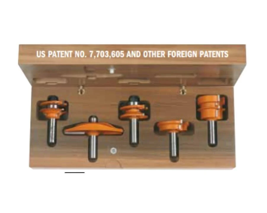 5-piece Complete Kitchen Router Bit Set