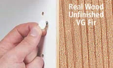 FastCap VG Fir Screw Caps Peel & Stick Unfinished Wood Screw Cover Caps 9/16" 260 Caps