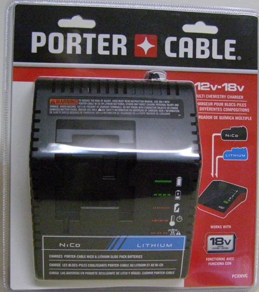 Porter Cable PCXMVC MultiChem Battery Charger