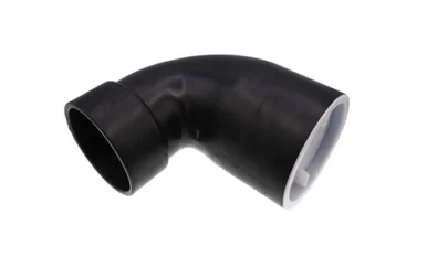 ABS DWV 90 Reducing Closet Street Elbow W/ Test Cap (HUB x SPG)