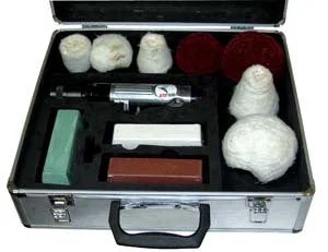 Air Headlamp Restoring Headlight Lens Plastic Buffing Buffer Polishing Tool Kit