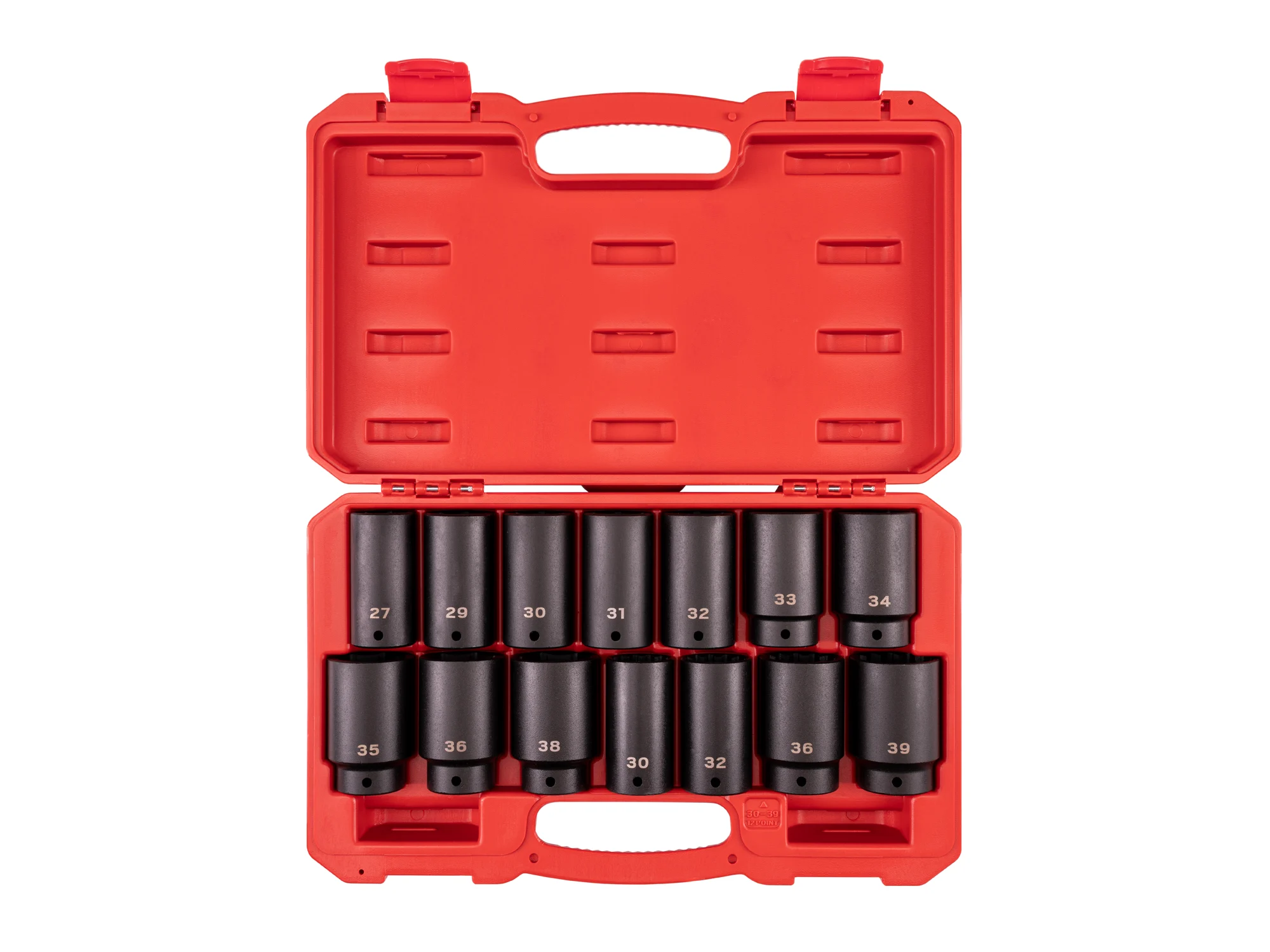 Axle Nut Impact Socket Set with Case (14-Piece)