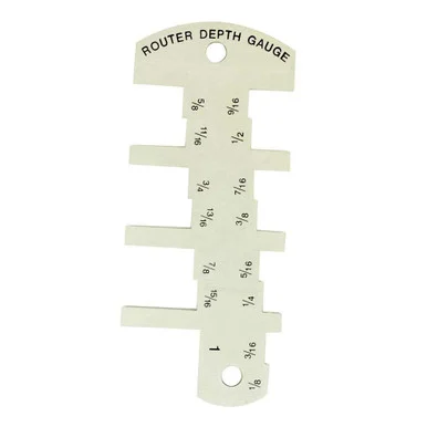 Big Horn 19080 Aluminum Router Depth Gauge