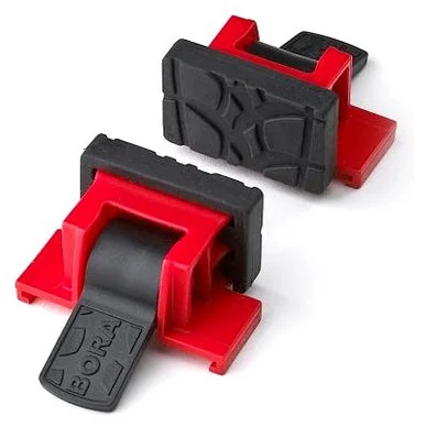 Bora 542002 Auxiliary Clamps-Set of 2. Turn your Track Clamp Edge into a Vise
