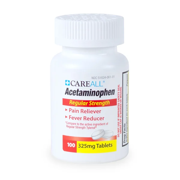 CareALL Acetaminophen Tablets, 325mg, 100/bt