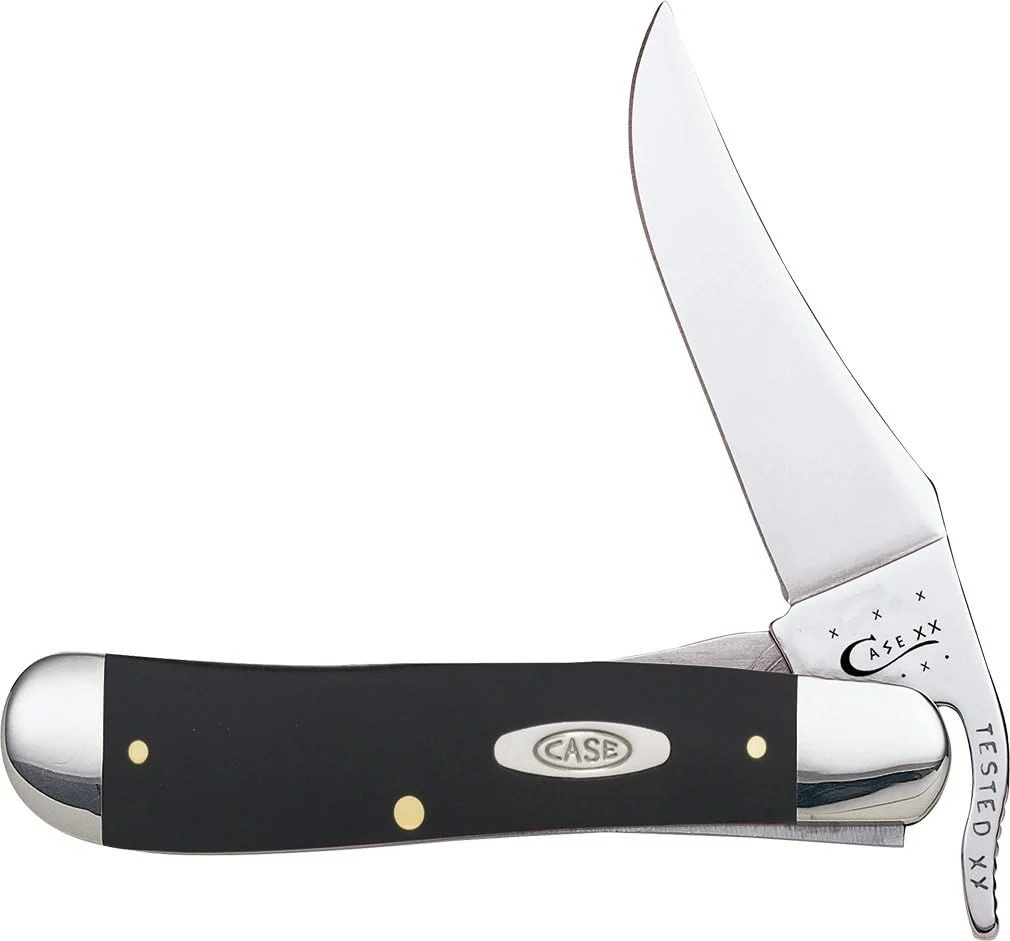 Case XX WR Pocket Knife Russlock Black Synthetic Item #60439 – (21953L SS) – Length Closed: 4 1/4 Inches