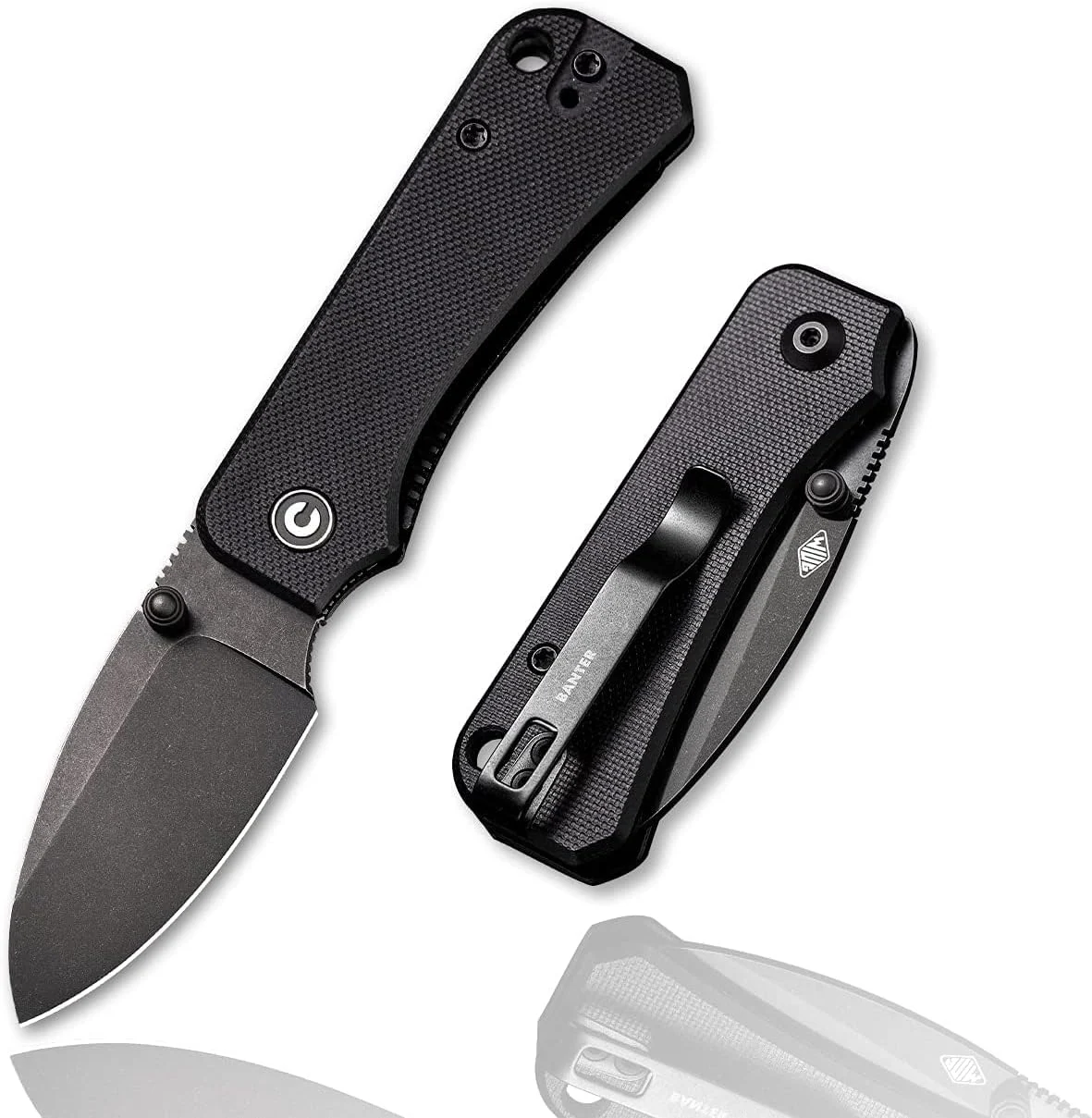 CIVIVI Baby Banter Pocket Folding Knife for EDC, 2.34″ Blade Small Knife with Titanium Thumb Stud Opener C19068S-2