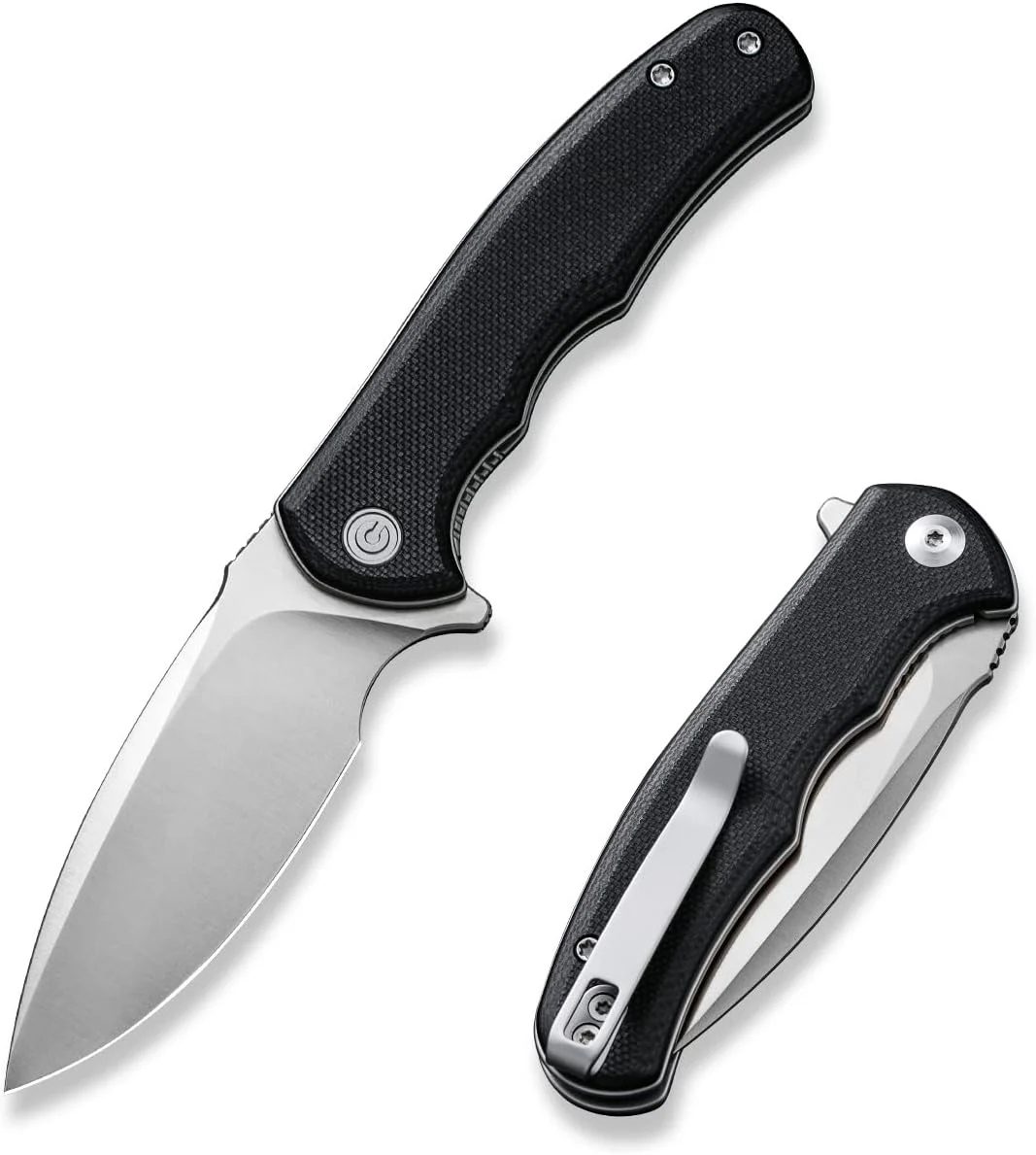 CIVIVI Mini Praxis Folding Pocket Knife, 2.98″ D2 Steel Blade G10 Handle Small EDC Knife with Pocket Clip for Men Women, Sharp Camping Survival Hiking Knives C18026C-2